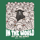 In The World Not Of The World Christian Washed T-Shirt