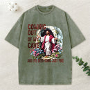 Coming Out Of My Cave Christian Washed T-Shirt