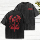 Spiritual Warfare Christian Washed T-Shirt