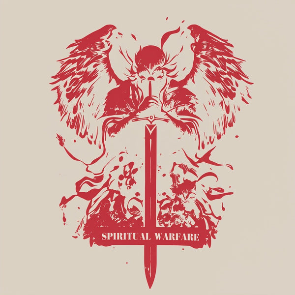 Spiritual Warfare Christian Washed T-Shirt