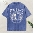 The Stone Was Rolled Away Retro Christian Washed T-Shirt