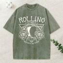 The Stone Was Rolled Away Retro Christian Washed T-Shirt