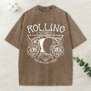 The Stone Was Rolled Away Retro Christian Washed T-Shirt