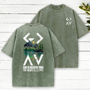 God Is Greater Than The Highs And Lows Christian Washed T-Shirt