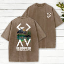 God Is Greater Than The Highs And Lows Christian Washed T-Shirt