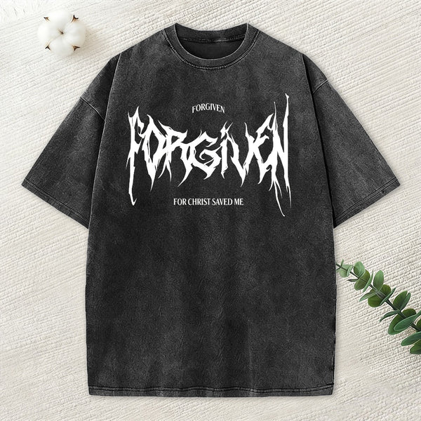 Forgiven Christian Washed T-Shirt