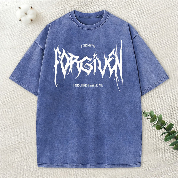 Forgiven Christian Washed T-Shirt