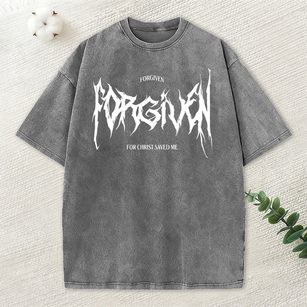 Forgiven Christian Washed T-Shirt