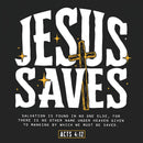 Jesus Saves Chirstian Washed T-Shirt