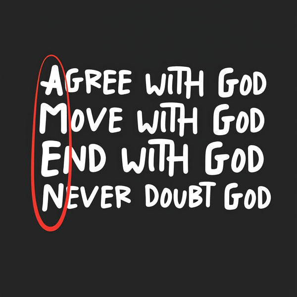 Amen Agree With God Christian Washed T-Shirt