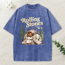 The Stone Was Rolled Away Christian Washed T-Shirt