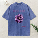 Rose Of Sharon Christian Washed T-Shirt