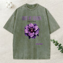 Rose Of Sharon Christian Washed T-Shirt