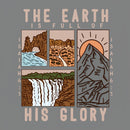 The Earth Is Full Of His Glory Chrsitian Washed T-Shirt