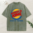 Christ Is King Christian Washed T-Shirt