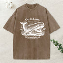 Get In Loser We're Doing God's Will Christian Washed T-Shirt
