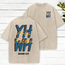 Loved By Her Man Him Woman Christian Couple Washed T-Shirt