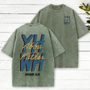 Loved By Her Man Him Woman Christian Couple Washed T-Shirt