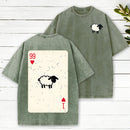 He Left The 99 To Rescue Me Christian Washed T-Shirt
