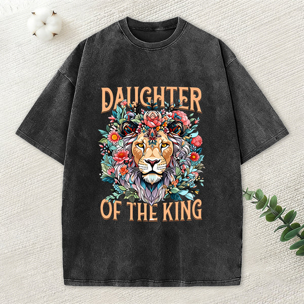 Daughter Of The King Christian Washed T-Shirt