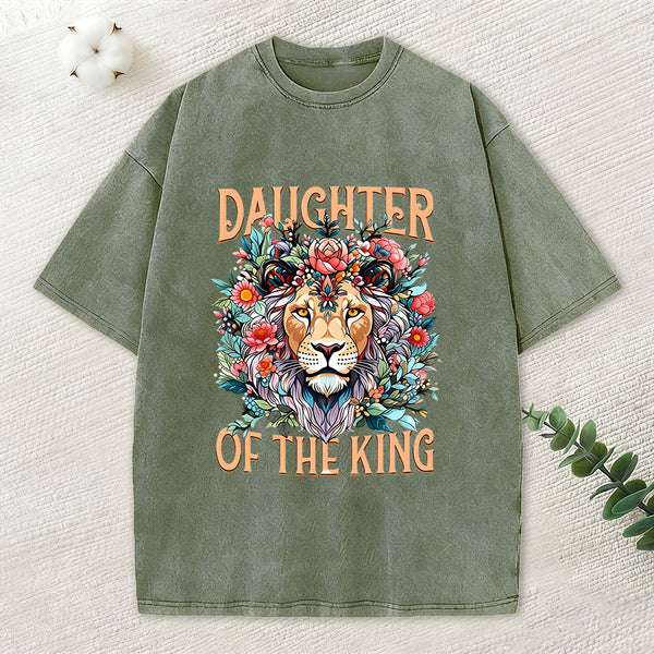 Daughter Of The King Christian Washed T-Shirt