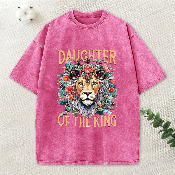 Daughter Of The King Christian Washed T-Shirt