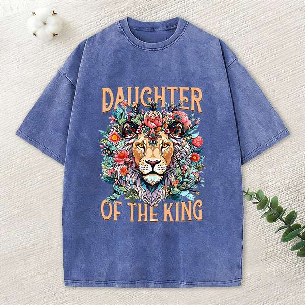 Daughter Of The King Christian Washed T-Shirt