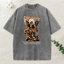 Saint Michael Archangel Christian Washed T-Shirt