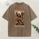 Saint Michael Archangel Christian Washed T-Shirt