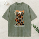 Saint Michael Archangel Christian Washed T-Shirt