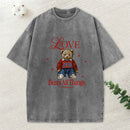 Love Bears All Things Christian Washed T-Shirt