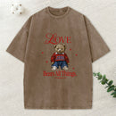 Love Bears All Things Christian Washed T-Shirt