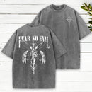 Fear No Evil Christian Washed T-Shirt