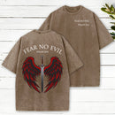 Fear No Evil Christian Washed T-Shirt