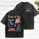 Fruit Of The Spirit Christian Washed T-Shirt