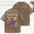 Fruit Of The Spirit Christian Washed T-Shirt