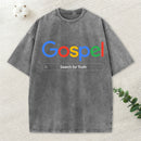 Gospel Search For Truth Christian Washed T-Shirt
