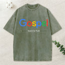 Gospel Search For Truth Christian Washed T-Shirt
