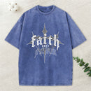 Faith Over Fear Christian Washed T-Shirt