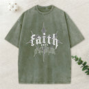 Faith Over Fear Christian Washed T-Shirt