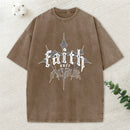 Faith Over Fear Christian Washed T-Shirt