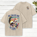 He Called Me To Fish Chrisian Washed T-Shirt