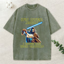 It's Over Satan Chrsitian Washed T-Shirt