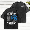 Go Make Disciples Christian Washed T-Shirt
