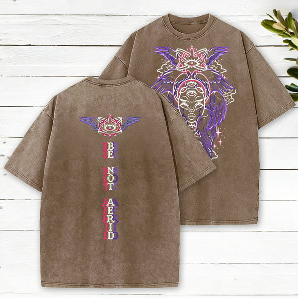 Be Not Afraid Christian Washed T-Shirt