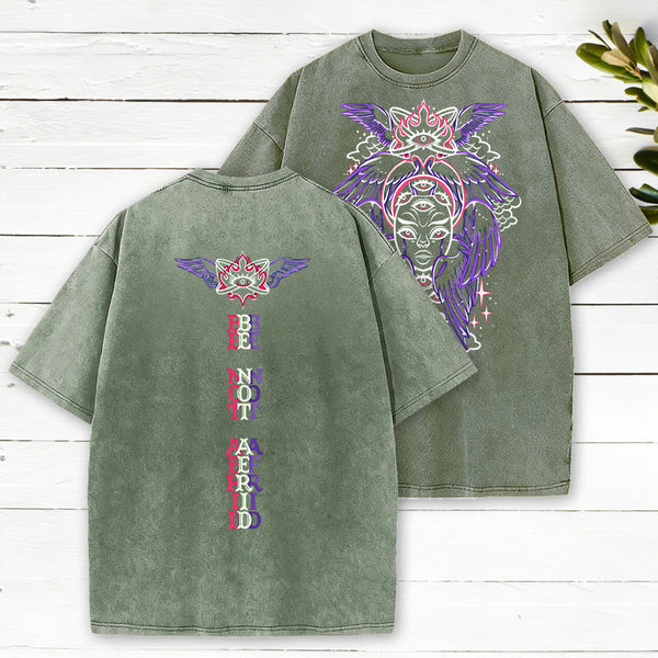 Be Not Afraid Christian Washed T-Shirt