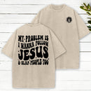 Follow Jesus And Slap People Funny Christian Washed T-Shirt