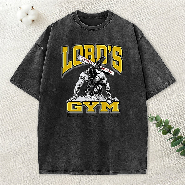 Lords Gym Christian Washed T-Shirt
