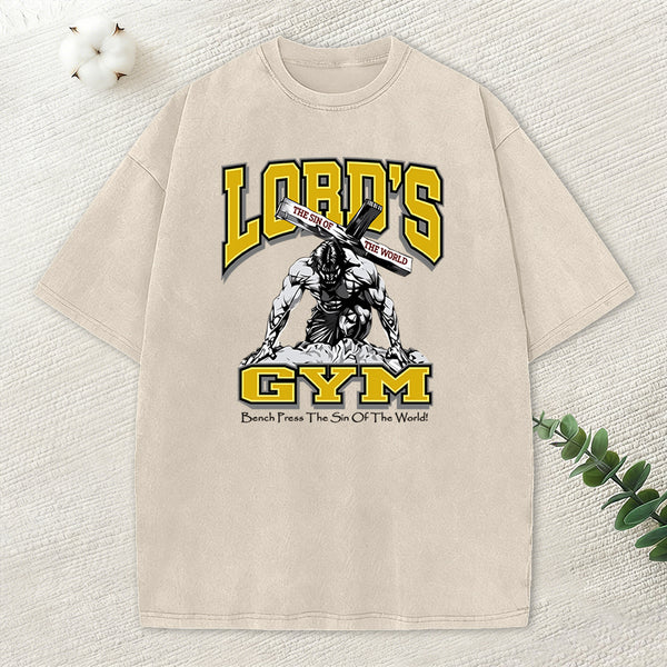 Lords Gym Christian Washed T-Shirt