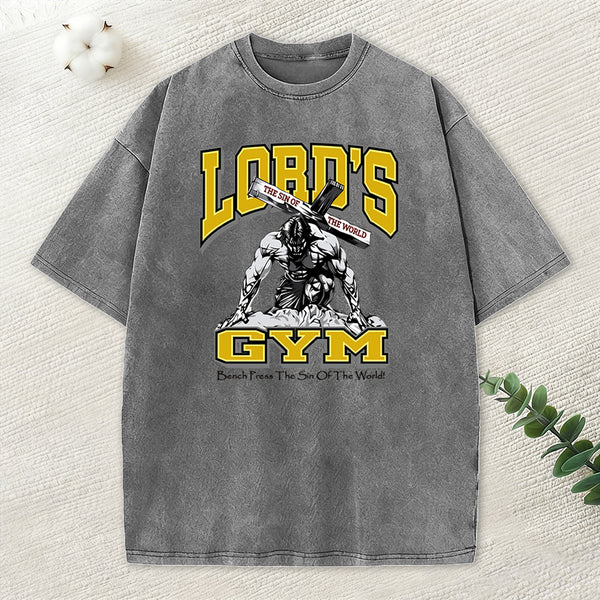Lords Gym Christian Washed T-Shirt